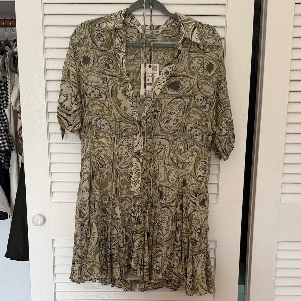 Zara Paisley Print Women Top NWT
